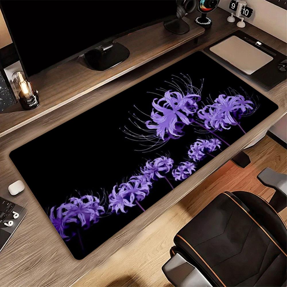 Desk Setup Red - لوحة ماوس كبيرة جداً بتصميم جوثي