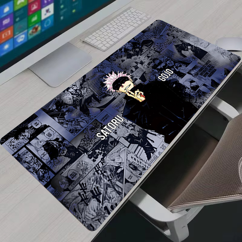 Desk Setup Carpet - لوحة ماوس كبيرة للألعاب بتصميم أنيمي