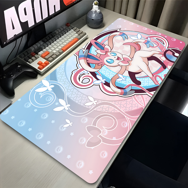 Desk Setup Accessories - لوحة ماوس كبيرة وردية اللون XXL