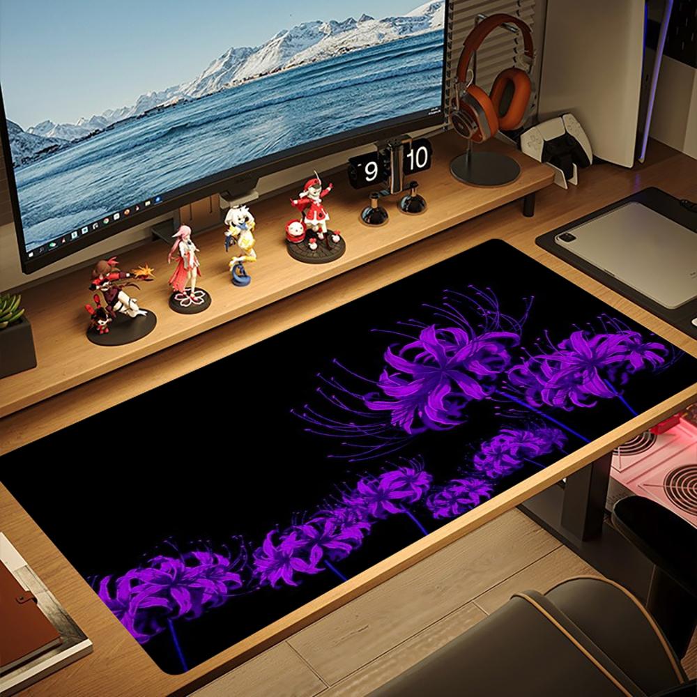 لوحة ماوس كبيرة جداً بتصميم جو - مراجعة Desk Setup Red وسعره