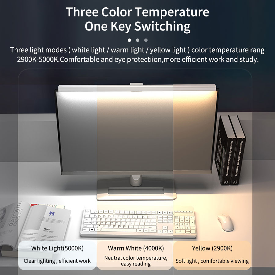 شريط إضاءة LED للشاشة بطول 50  - مراجعة Led Desk Light Usb وسعره