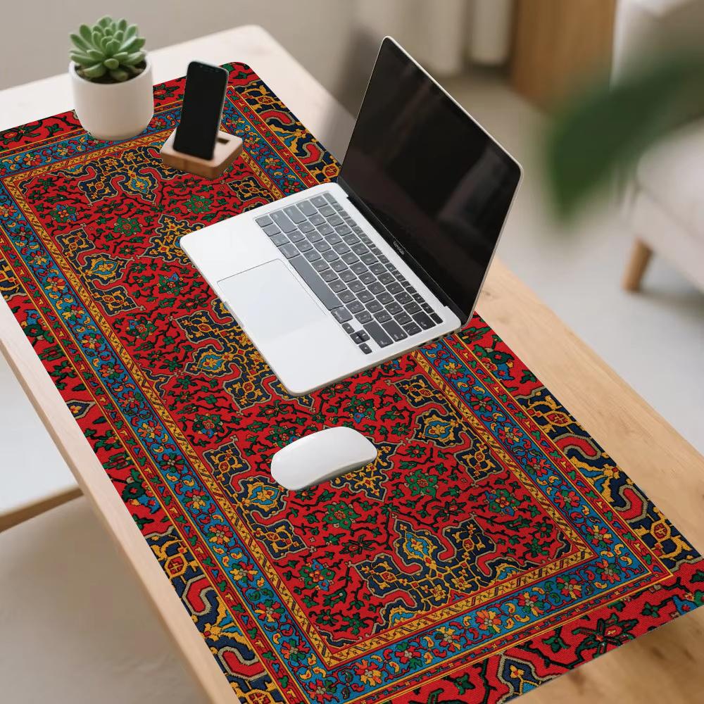 سجادة فأرة حمراء بتصميم السجاد - مراجعة Desk Setup Red وسعره