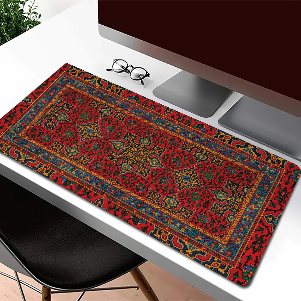 سجادة فأرة حمراء بتصميم السجاد - مراجعة Desk Setup Red وسعره