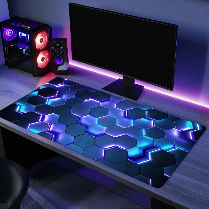 لوحة ماوس كبيرة للألعاب بتصميم - مراجعة Desk Setup Red وسعره