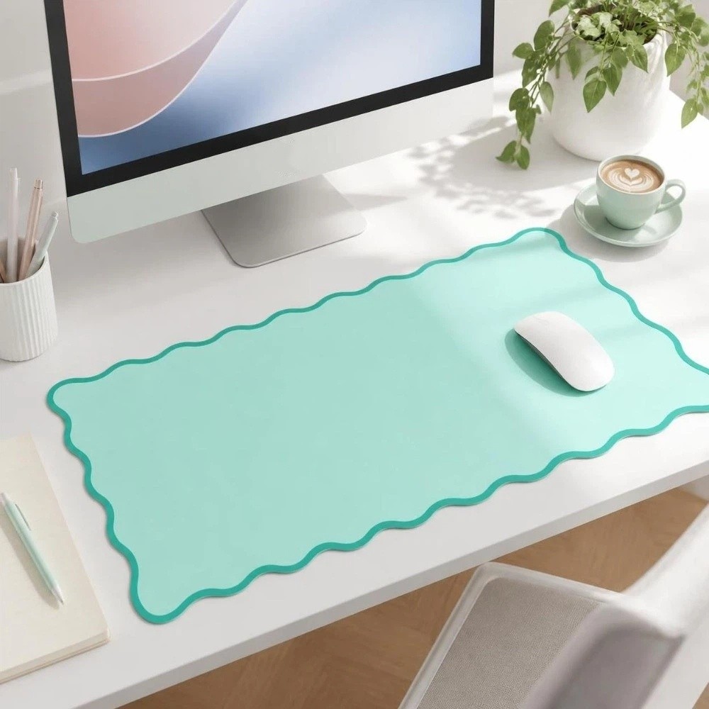 وسادة مكتب من الجلد الصناعي ال - مراجعة Desk Pad Leather Large وسعره