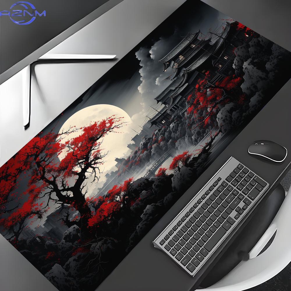 بساط فأرة ألعاب بتصميم مناظر ط - مراجعة Desk Setup Red وسعره