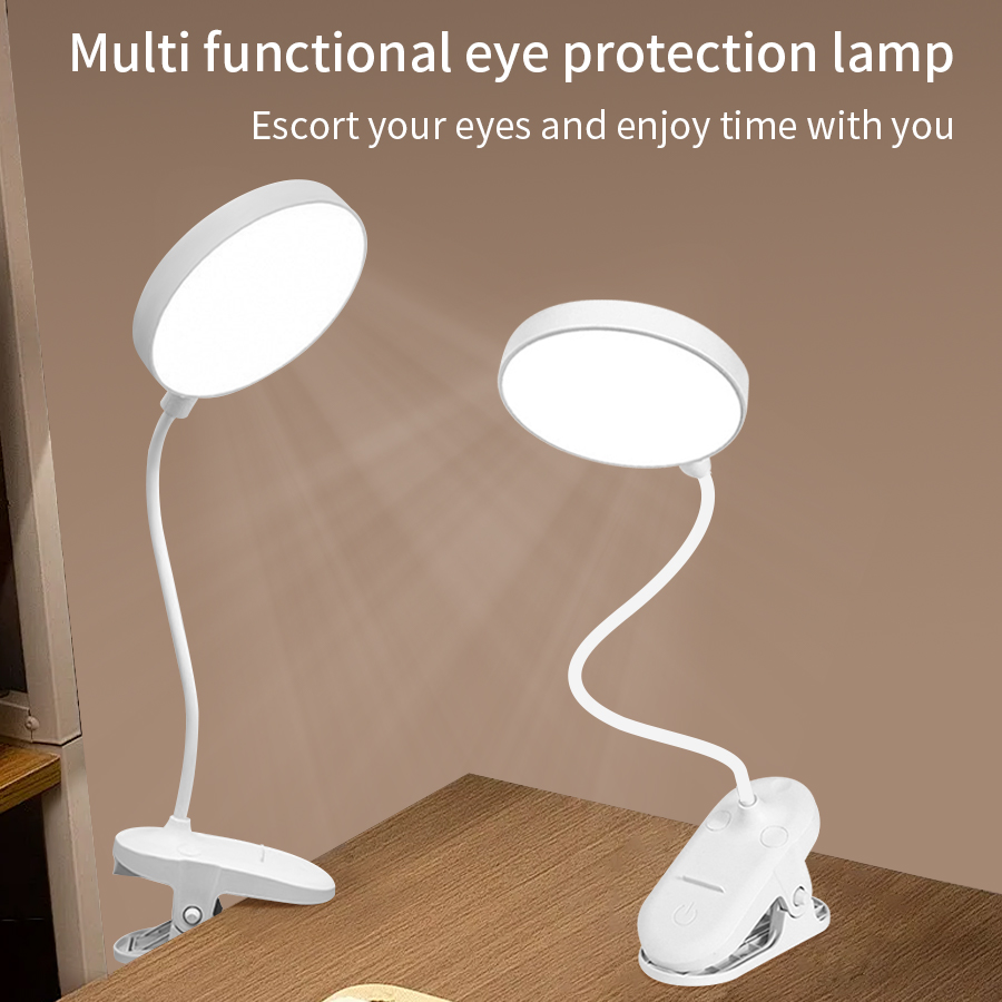 مصباح مكتب LED بمشبك قابل للدو - مراجعة Led Desk Light Usb وسعره