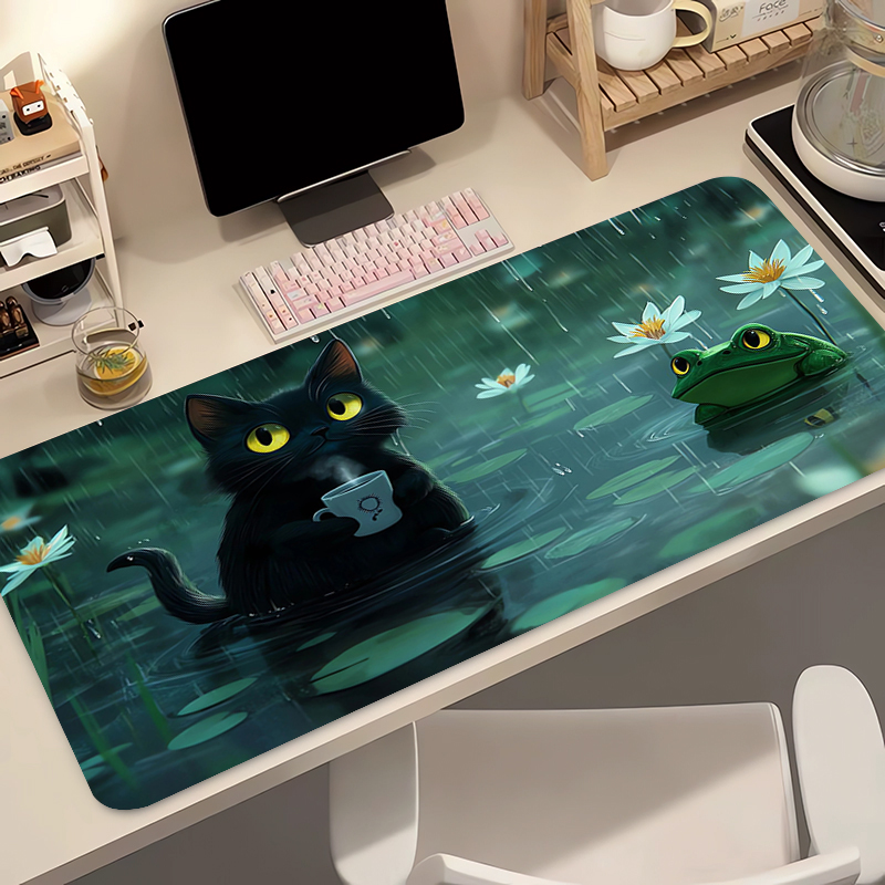 لوحة ماوس ألعاب ناعمة من السيل - مراجعة Desk Setup Kawaii وسعره