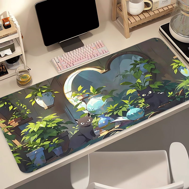 لوحة ماوس ألعاب ناعمة من السيل - مراجعة Desk Setup Kawaii وسعره
