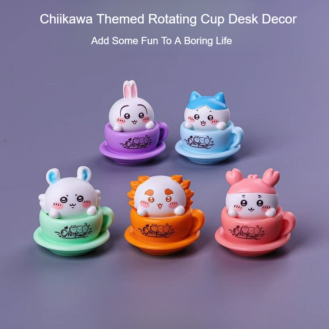 مجسم شاي كاوا دوار على شكل كوب - مراجعة Desk Setup Kawaii وسعره