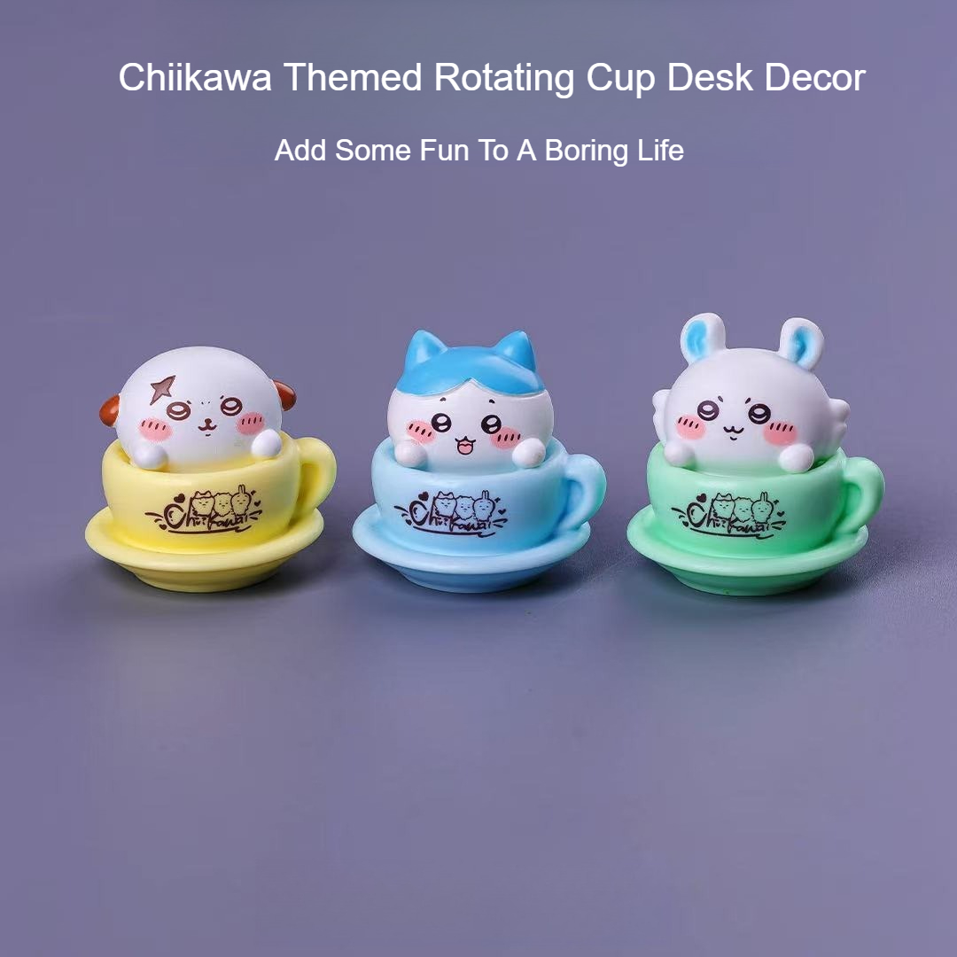 مجسم شاي كاوا دوار على شكل كوب - مراجعة Desk Setup Kawaii وسعره