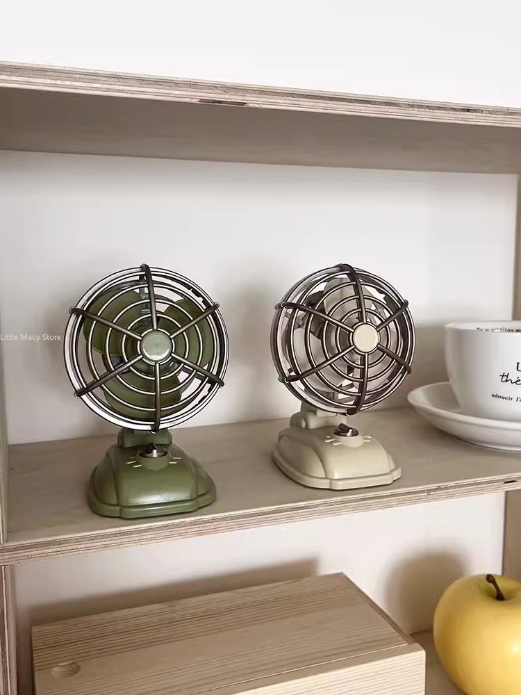 مروحة سطح المكتب الصغيرة الرجع - مراجعة Desk Setup Retro وسعره