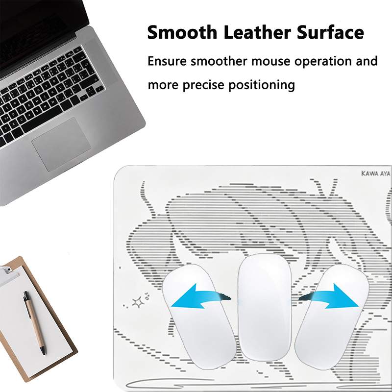 لوحة ماوس جلدية كبيرة بتصميم أ - مراجعة Desk Setup Kawaii وسعره